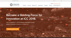 Desktop Screenshot of inductiveautomation.com