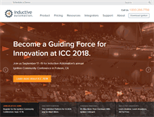 Tablet Screenshot of inductiveautomation.com